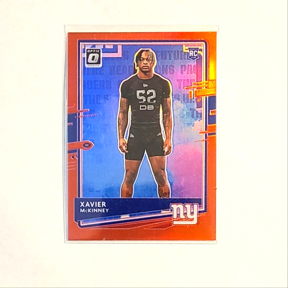 Xavier Mckinney 2020 Panini Donruss Optic Preview Rookie NFL Football Card /99